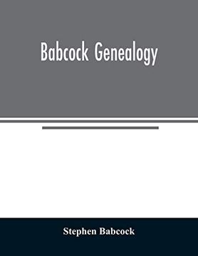 portada Babcock Genealogy (en Inglés)