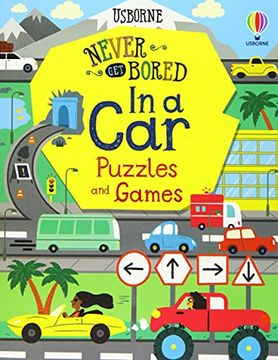 portada Never get Bored in a car Puzzles & Games (en Inglés)