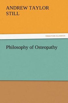 portada philosophy of osteopathy (en Inglés)