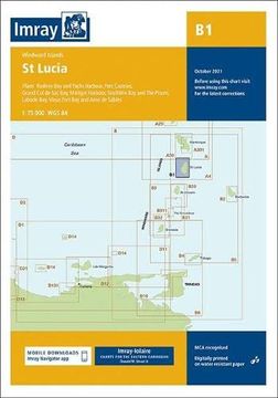portada Imray Chart b1: St Lucia (b Charts) (in English)