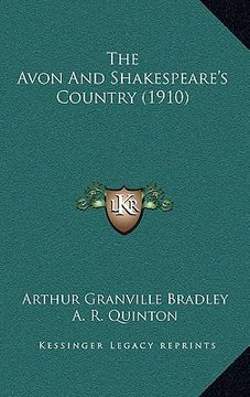 portada the avon and shakespeare's country (1910)
