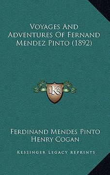 portada voyages and adventures of fernand mendez pinto (1892) (en Inglés)