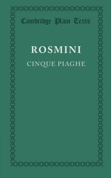 portada Cinque Piaghe (Cambridge Plain Texts) (in Italian)