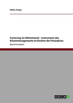 portada Factoring im Mittelstand. Instrument des Krisenmanagements im Zeichen der Finanzkrise (German Edition)