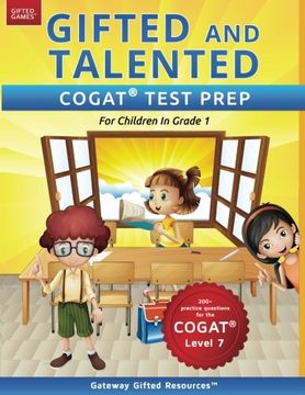 portada Gifted and Talented COGAT Test Prep: Gifted Test Prep Book for the COGAT Level 7; Workbook for Children in Grade 1