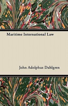 portada maritime international law (in English)