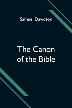 portada The Canon of the Bible (en Inglés)