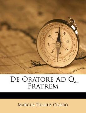 portada de oratore ad q. fratrem (en Inglés)