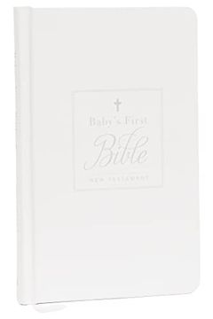 portada Kjv, Baby'S First new Testament, Hardcover, White, red Letter, Comfort Print: Holy Bible, King James Version (en Inglés)