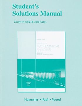 portada Introductory Mathematical Analysis for Business, Economics, and the Life and Social Sciences, Student's Solutions Manual 