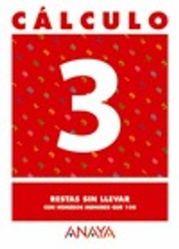 cuaderno calculo 3 ep restas sin llevar