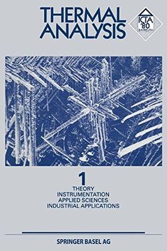 portada Thermal Analysis: Vol 1 Theory Instrumentation Applied Sciences Industrial Applications