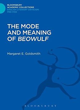 portada The Mode and Meaning of 'Beowulf' (Bloomsbury Academic Collections: English Literary Criticism)