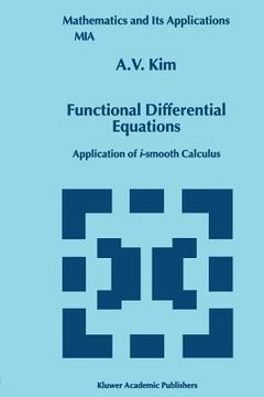 portada functional differential equations: application of i-smooth calculus (en Inglés)
