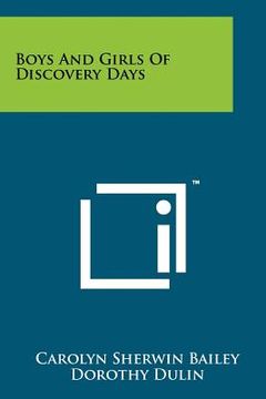 portada boys and girls of discovery days (en Inglés)