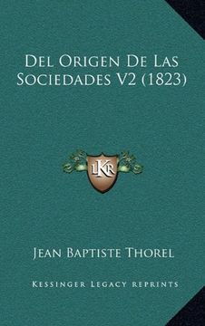 portada Del Origen de las Sociedades v2 (1823) (in Spanish)
