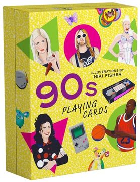 portada 90s Playing Cards: Featuring the Decade's Most Iconic People, Objects, and Moments