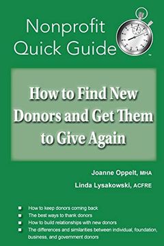 portada How to Find new Donors and get Them to Give Again 