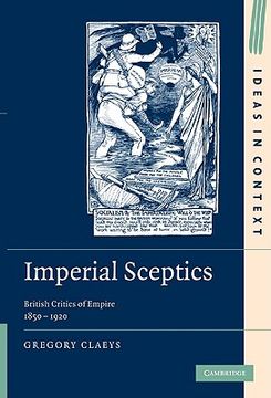 portada Imperial Sceptics Hardback (Ideas in Context) (in English)