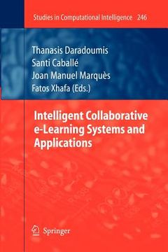 portada intelligent collaborative e-learning systems and applications