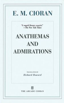 portada anathemas and admirations (en Inglés)