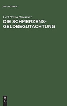 portada Die Schmerzensgeldbegutachtung (en Alemán)
