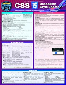 Css - Cascading Style Sheets: A Quickstudy Laminated Reference Guide (en Inglés)
