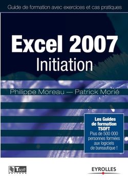 portada Excel 2007 Initiation (in French)