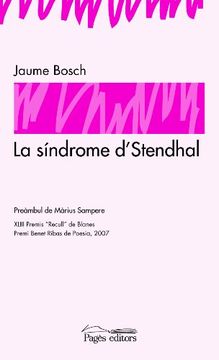 portada La síndrome d'Stendhal (La Suda)