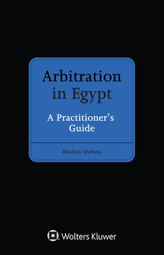 portada Arbitration in Egypt: A Practitioner's Guide (in English)