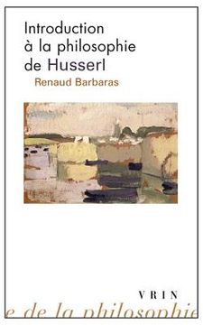 portada Introduction a la Philosophie de Husserl