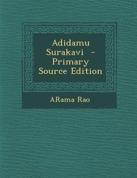 portada Adidamu Surakavi (en Telugu)