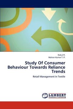 portada study of consumer behaviour towards reliance trends (en Inglés)