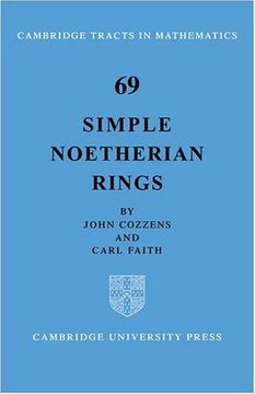 portada Simple Noetherian Rings (Cambridge Tracts in Mathematics) (en Inglés)