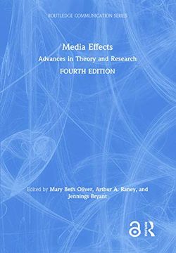 portada Media Effects: Advances in Theory and Research (Routledge Communication Series) 