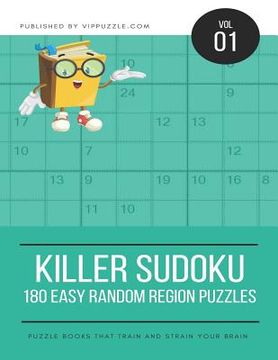 portada Killer Sudoku - 180 Easy Random Region Puzzles (in English)