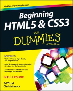 portada Beginning Html5 And Css3 For Dummies (en Inglés)