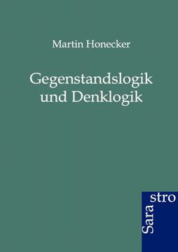 portada Gegenstandslogik und Denklogik (German Edition)