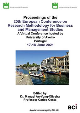portada Ecrm 2021-Proceedings of the 20Th European Conference on Research Methodology for Business and Management Studies (in English)