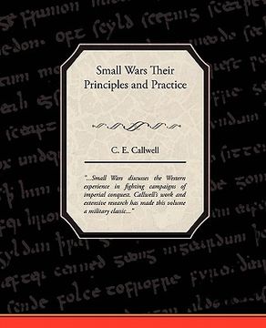 portada small wars their principles and practice (en Inglés)