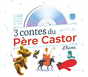 portada 3 Contes du Père Castor D'hiver (1Cd Audio) (en Francés)