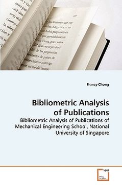 portada bibliometric analysis of publications (en Inglés)