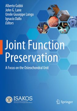 portada Joint Function Preservation: A Focus on the Osteochondral Unit (en Inglés)