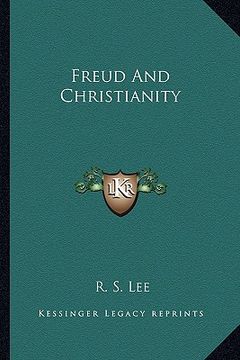 portada freud and christianity (en Inglés)