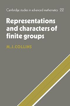 portada Representations and Characters of Finite Groups Hardback (Cambridge Studies in Advanced Mathematics) (in English)