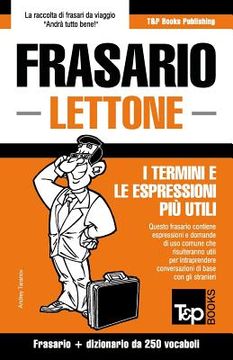 portada Frasario Italiano-Lettone e mini dizionario da 250 vocaboli (en Italiano)