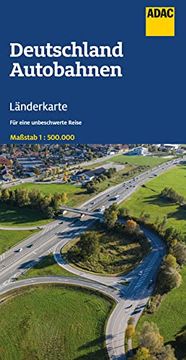 portada Adac Länderkarte Deutschland Autobahnen 1: 500. 000 (en Alemán)