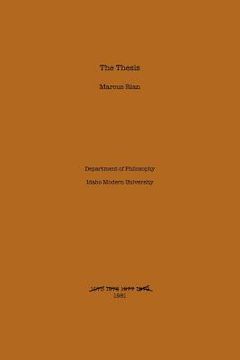 portada the thesis (en Inglés)
