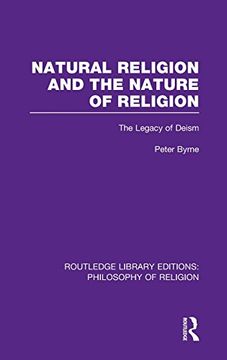 portada natural religion and the nature of religion: the legacy of deism (en Inglés)