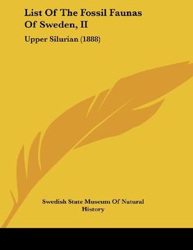 portada List of the Fossil Faunas of Sweden, ii: Upper Silurian (1888) 